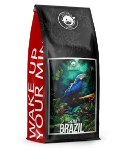 Kawa Ziarnista 1kg BRAZYLIA CREMA Świeżo Palona- Palarnia Blue Orca +GRATIS